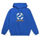 Planet Evansのかもめと浮き輪（水色） Hoodie