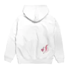 harise-pariseのパリスちゃんグッズ Hoodie:back