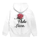 Mi Vida Loca.のMi Vida Loca.【ロゴ】 Hoodie:back