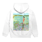 Yuhki | おばけのゆうき 公式オンラインショップの海と赤ビキニの女(ちぎり絵) Hoodie:back