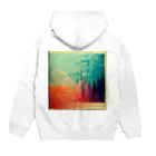 Cyber Chickenのpaint_01 Hoodie:back