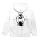 イチゴキカクのリオはとても面白い犬です Hoodie:back