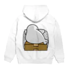 yanyaのぽけっとあざらし Hoodie:back