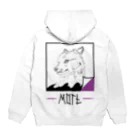 ECLAUGH （エクラフ）のWOLF （両面プリント） Hoodie:back