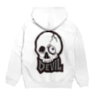 DEVILの店。のDEVIL 髑髏 Hoodie:back