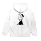 MYOUCHIKIRINのジャンクリーパー 淡色 Hoodie:back