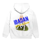 IBADANの眉毛💩パーカー Hoodie:back