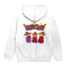 GOODS SHOP【そぞろな小窓】 SUZURI店の[バックプリント]【本番まであと何日？】 Hoodie:back