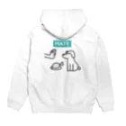 食パンくんSHOPのMATE - DOG Hoodie:back