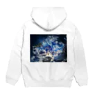 El Adonai のElAdonai blue sky romans Hoodie:back