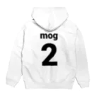 ツキイチÁyの背番号mog2 Hoodie:back