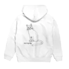 dat kidsのモニホ リリース記念 "ねこたん" Hoodie:back