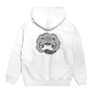 まぬるねこファンのマヌルネコまんじゅう（イロ） Hoodie:back