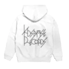 A2kiiiiのKIDS BASE RECORD【白】 Hoodie:back