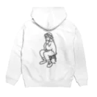 モリチエコのむすこーで01 Hoodie:back