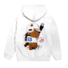 アナ５３ショップの【数量限定】野球アナ５３・パーカー② Hoodie:back