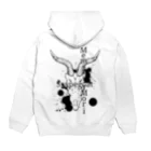 ScapegoatのScapegoat-Memento Mori(淡色向け) Hoodie:back