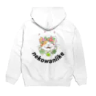 nekowanlikeのnekowanlikeさくら猫 Hoodie:back