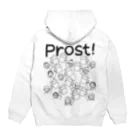 Handgestrickt Ju shopの笑顔でProst！ Hoodie:back