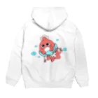 いかぴよshopの金魚のふうたん Hoodie:back