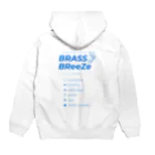 BRASS BReeZe Official StoreのBRASS BReeZeオリジナルパーカー(ブルーロゴ) パーカーの裏面