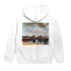 世界美術商店のデルフト眺望 / View of Delft Hoodie:back