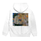 世界美術商店の花雲 / Flower Clouds Hoodie:back