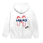 しまのっこのNeko Hoodie:back