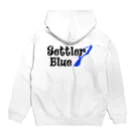 FREELYSのSettler -Blue Black Hoodie:back