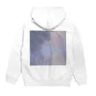 世界美術商店のジヴェルニー近郊のセーヌ川支流(霧) / Branch of the Seine near Giverny (Mist) Hoodie:back