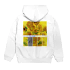 art-Laboのゴッホ 【世界の名画】 ひまわり ポスト印象派 絵画 美術 art Hoodie:back