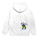 ミスミヨーコのペンギンサッカー部 Hoodie:back