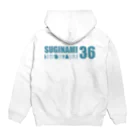 DLAの杉並区　SUGINAMI36 Hoodie:back