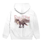 キツネサンビキのFox$Wing Hoodie:back