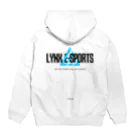 LYNX e-sportsのLYNX LOGO HOODIE / WHITE パーカーの裏面