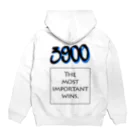 #wlmのPOINTS - 3900 Blue Hoodie:back