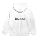 服と雑貨★ナイス屋のko.doc パーカーの裏面