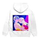 neon テトラマン🪸のアイドルちゃんズ Hoodie:back