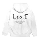 Leo.T Shopのライオンアート　Leo.T パーカーの裏面