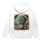 献血するドラキュラの宇宙人シリーズ Hoodie:back