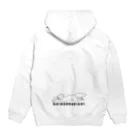 Miyu_theBcollieのゴーボーダーゴー Hoodie:back