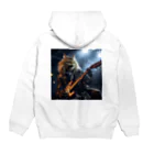 Gavi'sのRockなCat ギターバージョン3 Hoodie:back