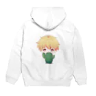 夢キャラSHOPのサボくん（#かわいいサボテン） Hoodie:back