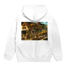 世界美術商店のネーデルラントの諺 / Netherlandish Proverbs Hoodie:back