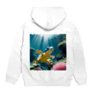 人魚の夢の新種発見ヤドクガエル Hoodie:back