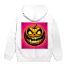 suncraft.Rのハッピーハロウィン！怖いかぼちゃのポップアート Hoodie:back