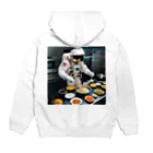 宇宙開発デザイン科のスペースクッキング炒飯編 Hoodie:back