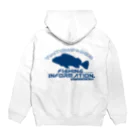 Fishing Information.（フィッシング インフォメーション）　　　　公式ロゴショップのFishing Information.（フィッシングインフォメーション）ユーチューブロゴ2 Hoodie:back