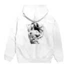 影のアートショップのsexy girl Hoodie:back