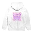 4Chen_のSide-by-Side (Pink) Hoodie:back